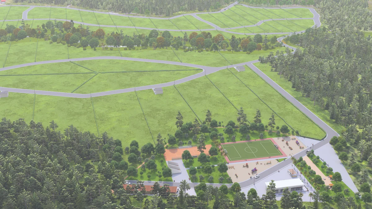 PROYECTO CAMPESTRE SH — Vista 01 del proyecto