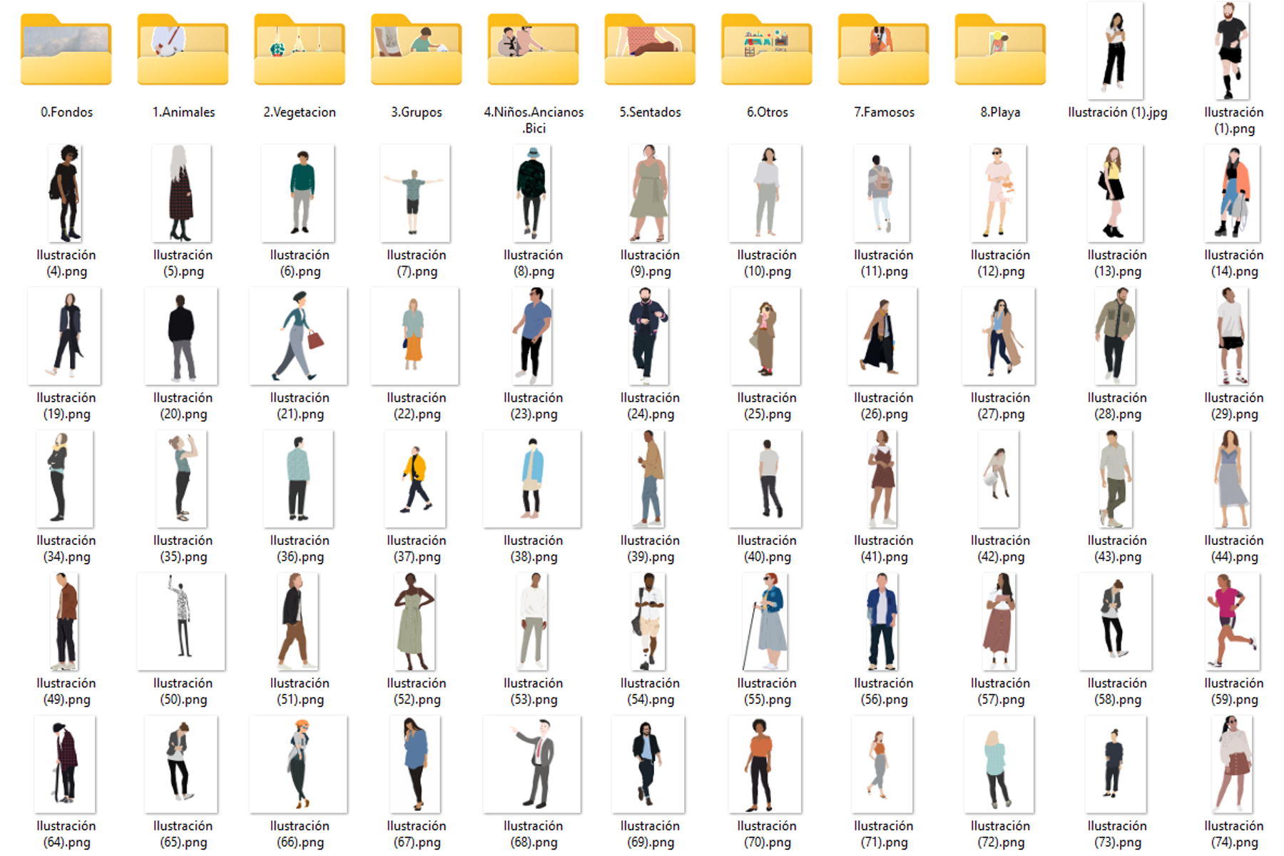 Pack de Ilustración Arquitectónica 01 — Vista previa 01